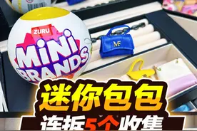 看我收集的迷你包包！今天再来5个，看有哪些款 #盲球 #迷你包包视频封面