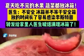 夏天吃不完的水果，蔬菜都放冰箱！医生：不安全，冰箱并不等于安全箱，放的时间长了容易感染李斯特菌，转发给家里人医生喊话清理冰箱了！#不一样的中国节气 #中国节气芒种篇