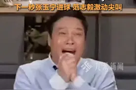 11月14日，国足对阵巴林第89分钟，#范志毅上一秒嘲讽解说员国足下一秒进球 ，范志毅激动尖叫。#国足1比0战胜巴林视频封面
