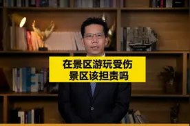 在景区游玩受伤，景区该担责吗？ #景区受伤  #法律咨询视频封面