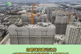 新进展！青浦白鹤镇这个动迁安置房实现结构封顶啦！#安置房 #动迁房 #上海 #楼市 #绿色青浦 视频封面