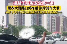 道路千万条 安全第一条，黑衣大哥路口停车后 训斥骑车大爷，网友: 草率了 开始觉得是黑衣大哥的错 看到最后......（来源：@Mrs.李)#安全出行 #交通安全视频封面