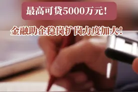 最高可贷5000万元！金融助企稳岗扩岗力度加大视频封面
