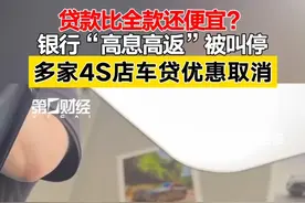 贷款比全款还便宜？ 银行“高息高返”被叫停 多家4S店车贷优惠取消｜一探视频封面