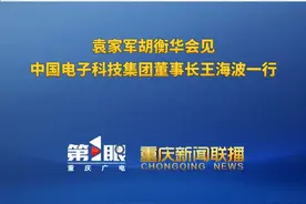 重庆新闻联播 | 袁家军胡衡华会见中国电子科技集团董事长王海波一行视频封面