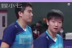 #孙颖莎也嫌黄色衣服晃眼 甜甜此身从此分明了，要不说是河北兄妹呢，都晕黄！#孙颖莎 #梁靖康 #乒乓球 #黄色视频封面