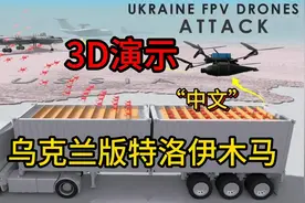 一看就懂！动画超详细演示乌克兰无人机“蛛网”计划 #俄乌冲突视频封面
