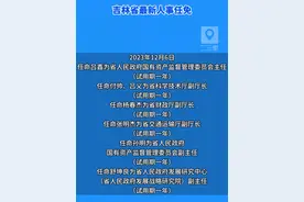 吉林省最新人事任免 #人事任免 #吉林省视频封面