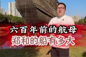 郑和当年乘坐的船比哥伦布的船还大五倍 #郑和下西洋 #郑和宝船 #南京去哪玩视频封面