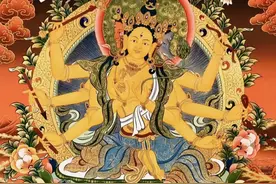 摩利支天---借出去的钱和财富，有时候很难要回来，可以请摩利支天帮帮忙啦.#愿所求皆所愿🙏 #唐卡 #西藏文化 #民俗文化传播 #人生是一场修行