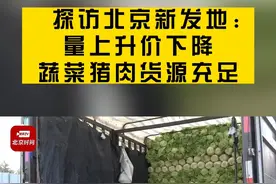 探访北京新发地：量上升价下降，蔬菜猪肉货源充足（视频来源：北京时间）