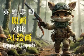 英雄联盟原画对比AI绘画 | LOL 真人2.5D 双城之战 #双城之战视频封面