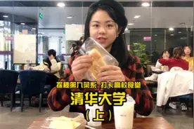 学霸小姐姐带你沉浸式体验清华大学食堂美食#校园生活 #清华大学视频封面