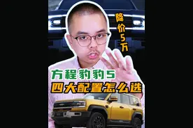90%的人，买最低配就够了 #方程豹豹5  #豹5 #硬派越野车 #20万买什么车 #硬派suv视频封面