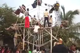 印度人力摩天轮视频封面