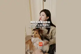 网友在成都地铁站捡到了赵露思的狗！“浑身湿透，用腰带拴住带回家吹干” 赵露思方：系害怕打雷钻出门外走失