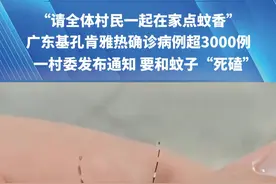 “请全体村民一起在家点蚊香”广东基孔肯雅热确诊病例超3000例，一村委发布通知 要和蚊子“死磕”#基孔肯雅热  #蚊子  #广东dou知道  #蚊香
