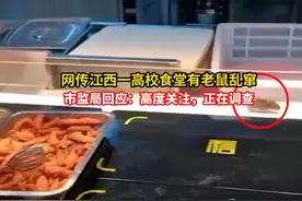 #市监局回应江西一高校食堂有老鼠乱窜 ：高度关注，正在调查视频封面