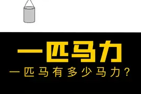 一匹马有多少马力？ #马力 #马力机 #涨知识视频封面