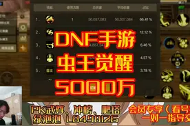 DNF手游全身20毕业小鳗鱼虫王觉醒5000万伤害 #dnf手游视频封面