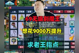 69无级别魔王寨，想花9000万求老王指点，看如何提升！ #梦幻西游