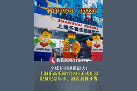 #官宣 #上海乐高乐园7月5日正式开园 限量纪念年卡、酒店套餐开售 售价1399元、3588元视频封面