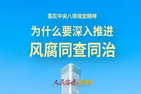 落实中央八项规定精神为什么要深入推进风腐同查同治？人民论坛与你一起了解！#中央八项规定