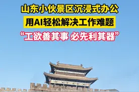12月8日，山东临沂，#山东小伙用AI在景区沉浸式办公  用AI轻松解决难题 #公司顶梁柱在景区用AI写总结视频封面