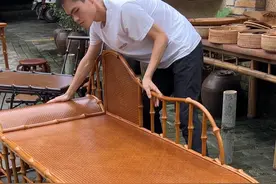 匠心巧手，成就独一无二的手工精品。 #手工编制  #竹编工艺品  #纯手工打造视频封面