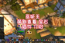 巫妖王 萌新查看 宝石 插件 介绍 #猪秀天 #魔兽世界视频封面