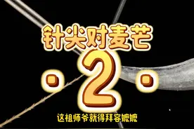 人造的针头扳回一局，针尖对麦芒第二集，麦芒、Clover手缝针视频封面