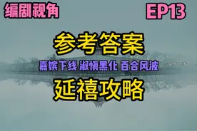 【参考答案·延禧攻略】EP13编剧视角：黑化这件大事 通宵了三天视频封面
