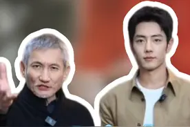 为什么在片场一向暴躁的徐克导演，遇到肖战后却瞬间哑了火？#肖战 #徐克 #娱乐 #射雕英雄传之侠之大者 #内容启发搜索视频封面