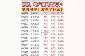 刚刚，地产股突然飙升！多股涨停！发生了什么？ #地产股  #光明地产  #华夏幸福  #房地产视频封面