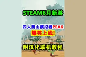 四人联机爬山！合作新游《PEAK》爆笑来袭！附联机汉化教程！