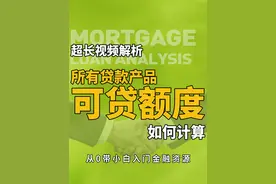 从0带小白入门金融咨询 贷款额度到底怎么算的视频封面