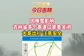 吉林省多个高速口紧急关闭，大家出行注意安全#吉林高速路况 #吉林降温 #吉林天气视频封面