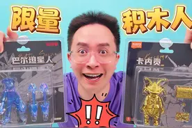 限量的布鲁可？你别说！这积木人还真挺特别的！ #奥特曼积木人