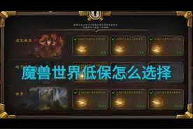魔兽世界低保装备选择攻略 明天周四就开低保了视频封面