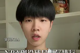 NBA现役球星人气排档#睿说体育视频封面