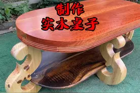 怎么制作实木桌子 只需要几块木板就能制作一个漂亮的实木桌子