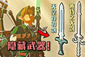 【塞尔达传说王国之泪】隐藏武器！唯一的黄昏大剑和天空白刃剑！视频封面