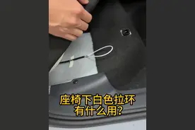 座椅下面的白色拉线有什么用？ 有车的朋友不妨了解一下！#汽车制造 #汽车知识 #带你懂车 #工厂实拍视频 #抖音精选