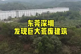 网友在深圳东莞交界深山，发现巨大荒废建筑，为何被废弃 #东莞视频封面