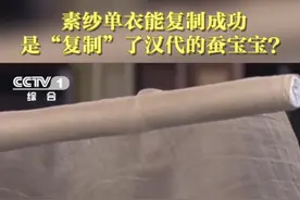 #马王堆汉墓 出土的只有49克的素纱单衣，直到2018年才复制成功，难点竟然在蚕宝宝身上？#开讲啦视频封面