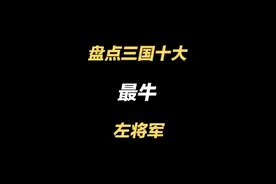 盘点三国十大最牛左将军 #三国 #历史 #刘备 #人文星闪耀计划视频封面