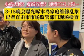 小病大修？虚高收费？师傅三天上岗……#3·15晚会曝光啄木鸟家庭维修乱象 ，记者直击市市场监管部门现场检查。#抖音精选计划 #啄木鸟 #315晚会视频封面