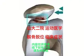 髌骨脱位的临床症状 #髌骨脱位 #山东大学第二医院北院区视频封面