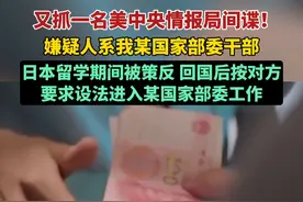 国家安全机关又公布一起美国中央情报局间谍案！犯罪嫌疑人郝某系我某国家部委干部，在日本留学期间被策反，在境内与中情局人员多次秘密接头，提供情报并收取间谍经费。（人民日报）视频封面