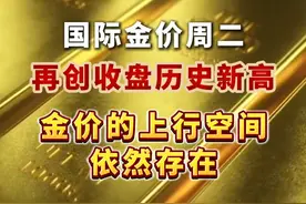 #国际金价再创收盘历史新高 #黄金价格还会涨多久？#全球投资者开始弃美元投黄金视频封面